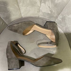 Closed Toe Taupe Heels